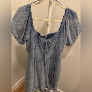 Sadie & Sage Blue Romper